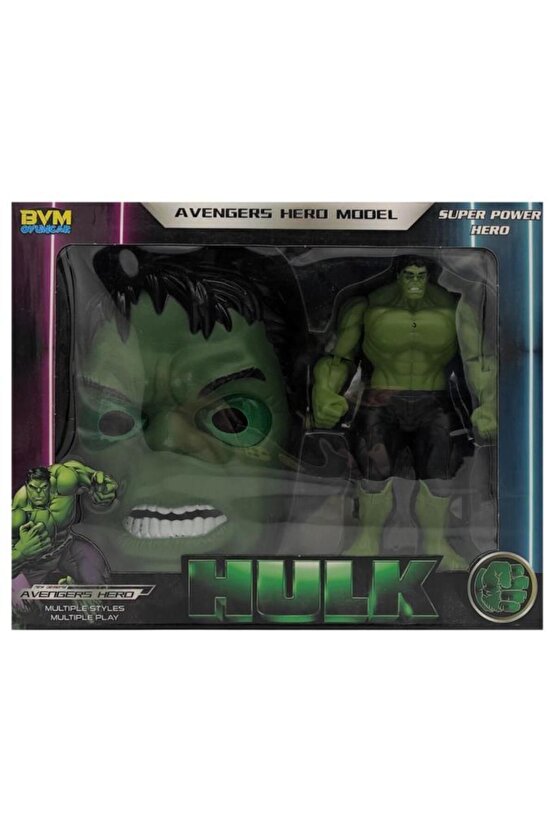 Hulk Figür Ve Maske Oyun Seti