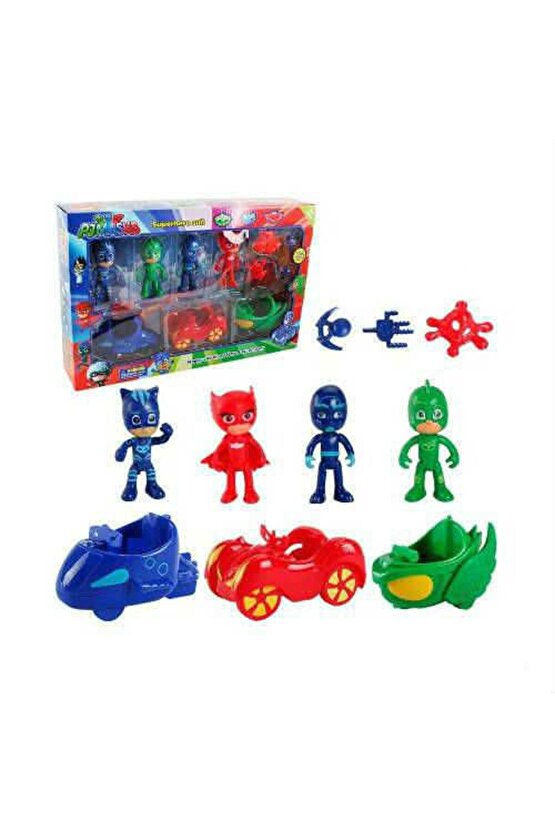 Pj Masks Arabalar 10 Parça Oyun Seti