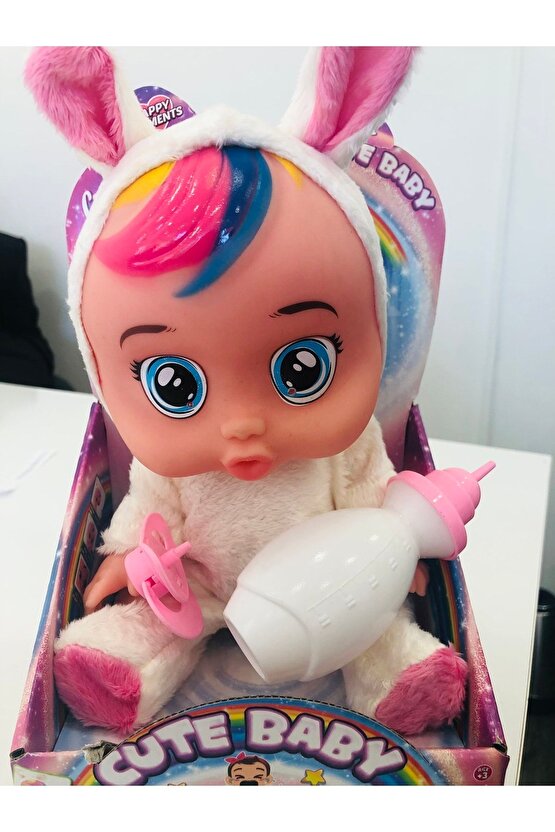 Cry Babies Ağlayan Bebek Yeni Model Büyük Boy 30 Cm