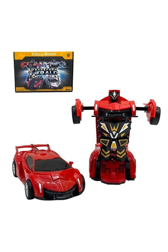 Transformers Robot 1:32 Kendinden Robota Dönüşebilen Araba - Çek Bırak Robota Dönüşen Araba