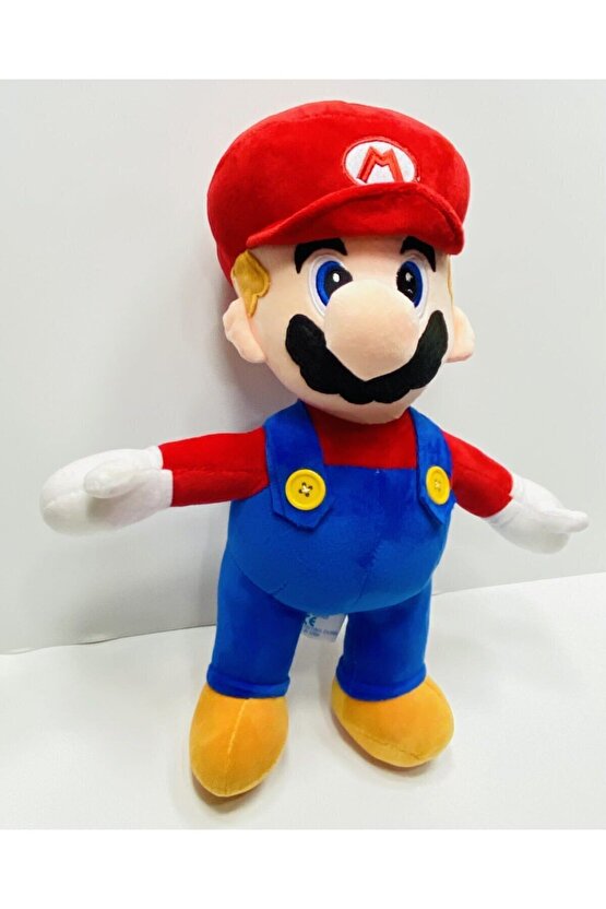 Süper Mario 38 Cm Peluş Oyuncak Nostalji Super Maryo