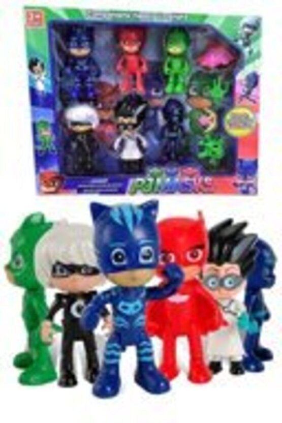 Pj Masks Pijamaskeliler Catboy Owlette Gekko 6lı 10 Parça Oyun Seti 6lıpjstpjmskll