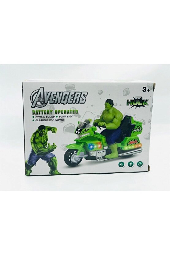 Hulk Işıklı Sesli Motor Oyuncak