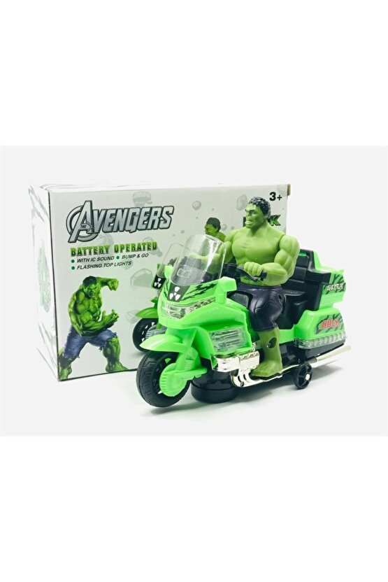 Hulk Işıklı Sesli Motor Oyuncak