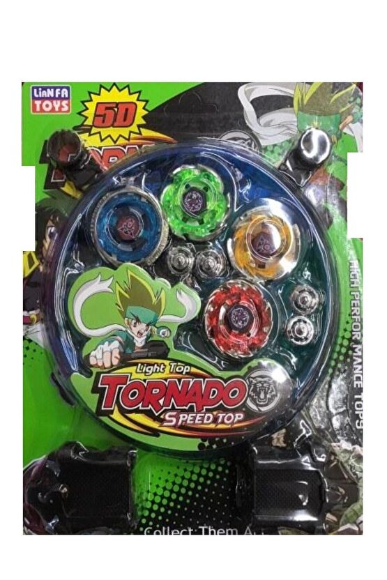 4lü Oyuncak Beyblade 5d Arenalı Oyun Seti