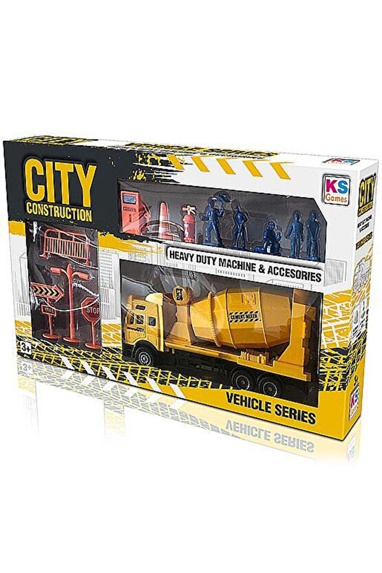 Ks Games City Construction Cement Mixer 25907