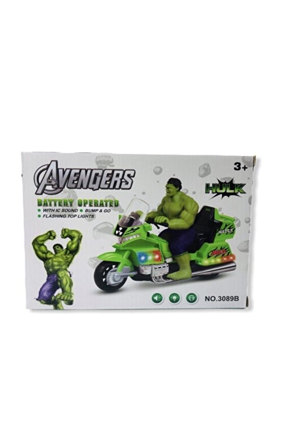 3089 Hulk Motorsiklet Işıklı Sesli