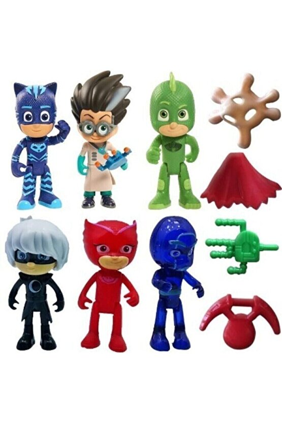 Pjmasks 10lu Pijamaskeliler Figür Seti