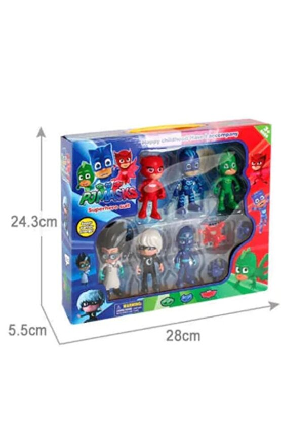 6lı -pj Masks - Pjamaskeliler Figür-kutulu Set