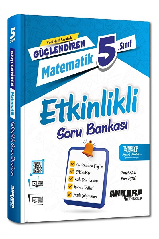 5. Sınıf Matematik Güçlendiren Etkinlikli Soru Bankası Ankara Yayıncılık