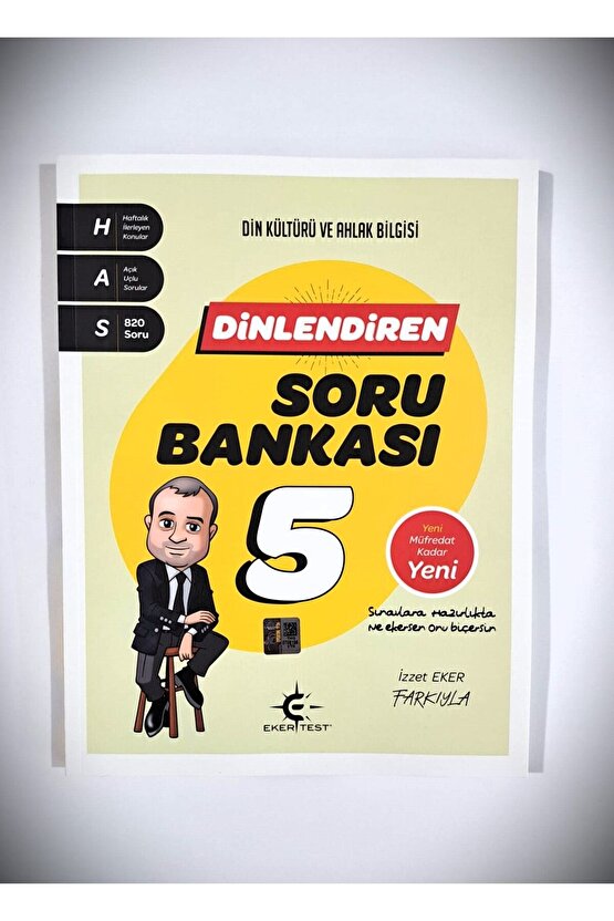 Eker Test 5.Sınıf Din Kültürü Dinlendiren Soru Bankası (Yeni Müfredat)