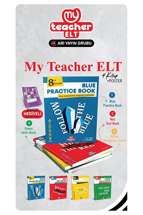 ARI YAYINCILIK MY TEACHER ELT 8 SINIF 4 LÜ SET