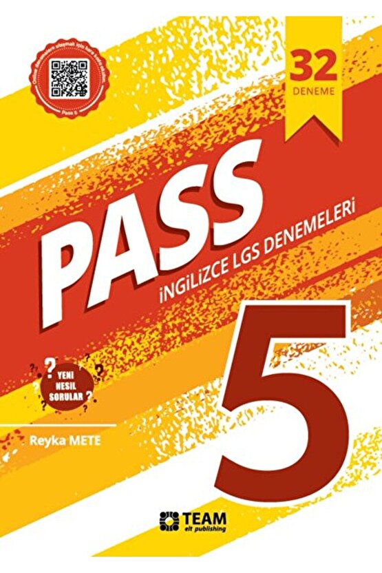 Pass 5 - 32 Deneme  Reyka Mete  TEAM Elt Publishing  9786257579377