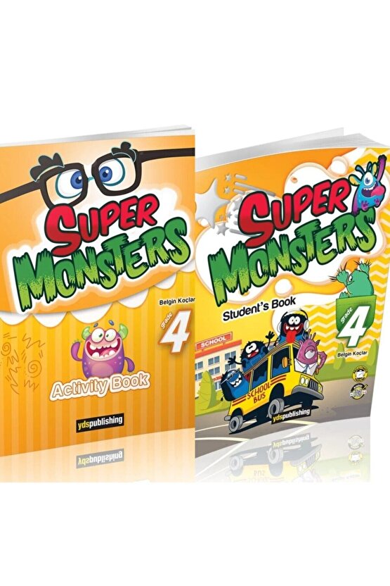 Yds Publishing Super Monsters Grade 4 (2 ÜRÜN TEK KİTAP)