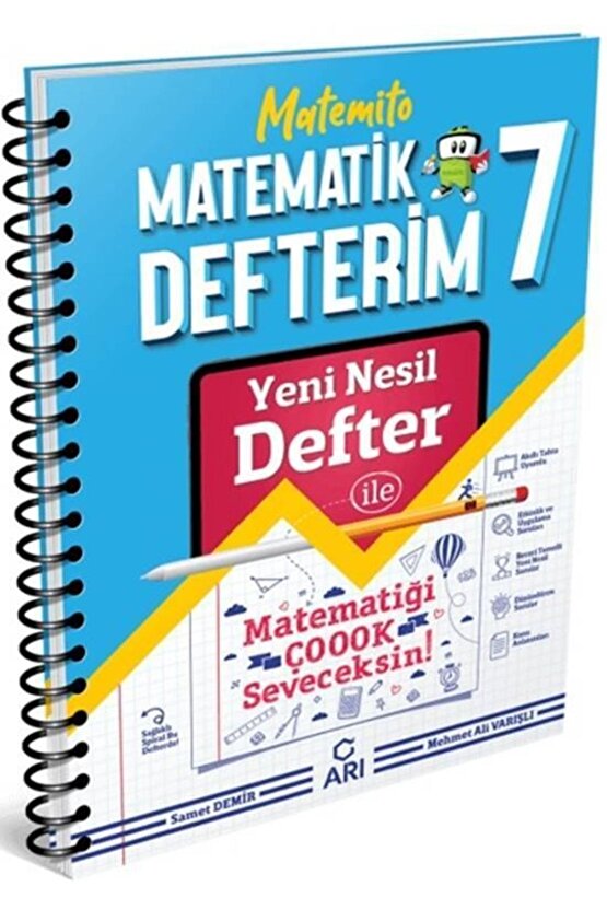 Arı Yayınları 7 Sınıf Matematik Defterim Matemito