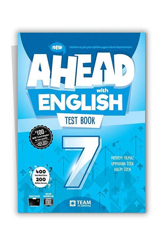 Ahead With English 7 (4lü Set) 2022 Practice Book, Test Book, Test Booklet, Vocabulary Book