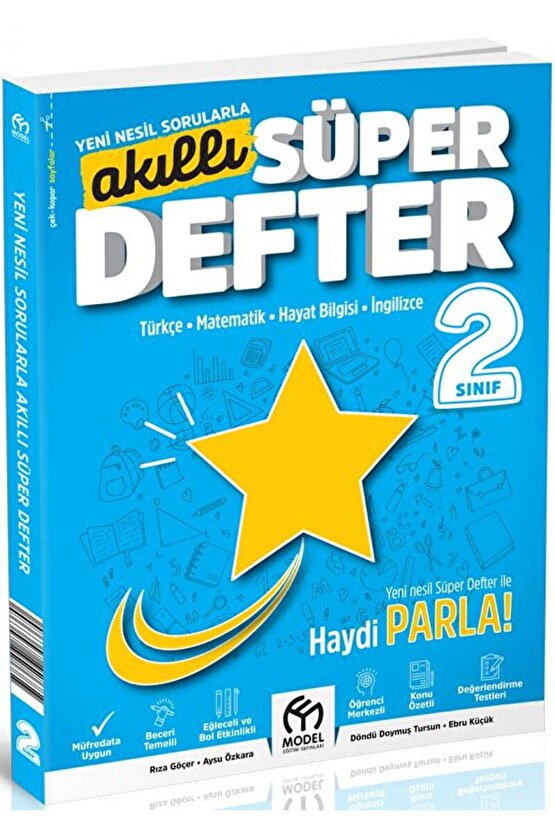 2. Sınıf Akıllı Süper Defter Tüm Dersler  Rıza Göçer  Model Eğitim Yayıncılık  9786257346955