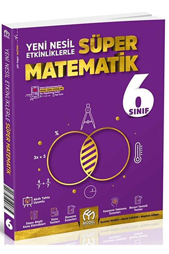 6. Sınıf Süper Matematik  Kolektif  Model Eğitim Yayıncılık  9786257346559