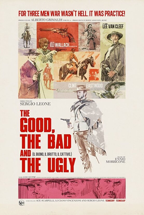 The Good, the Bad and the Ugly (1966) 0004 AFİŞ - POSTER ( FOLYO ) - AFİŞ - POSTER-7058