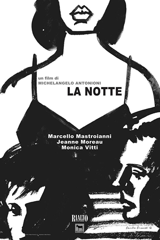 La Notte (1961) ( FOLYO ) - AFİŞ - POSTER-4263