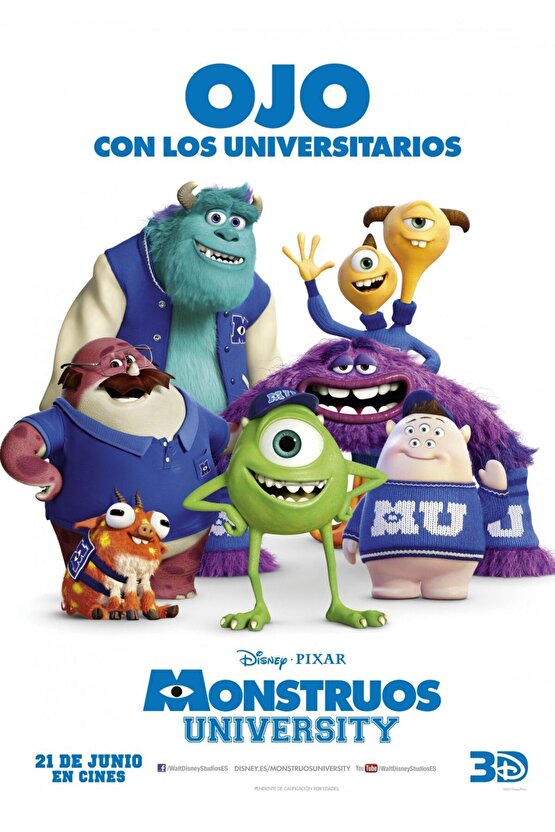 Monsters University (2013) 6 ( FOLYO ) - AFİŞ - POSTER-4686