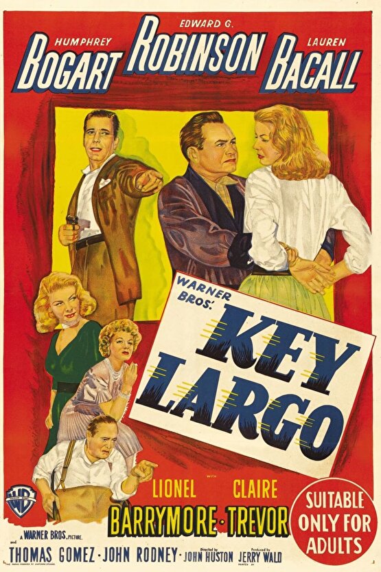 Key Largo (1948) ( FOLYO ) - AFİŞ - POSTER-4130