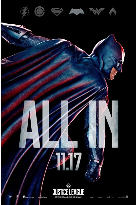 Justice League (2017) 1 ( FOLYO ) - AFİŞ - POSTER-4071