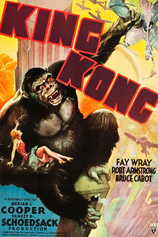 King Kong (1933) ( FOLYO ) - AFİŞ - POSTER-4162