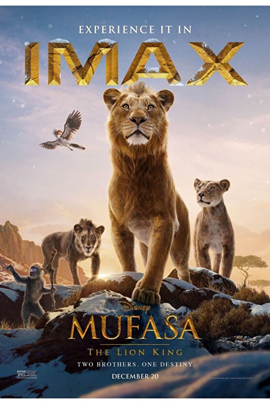 Mufasa The Lion King (2024) 0007 ( FOLYO ) - AFİŞ - POSTER-4751