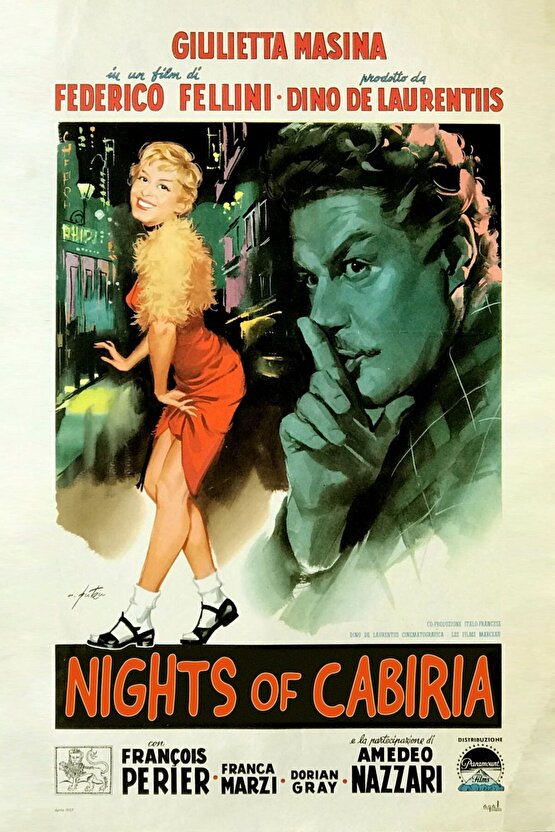 Nights of Cabiria (1957) ( FOLYO ) - AFİŞ - POSTER-4830