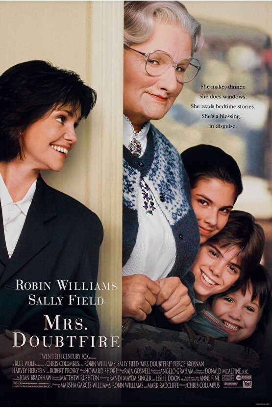 Mrs. Doubtfire (1993) 1 ( FOLYO ) - AFİŞ - POSTER-4744