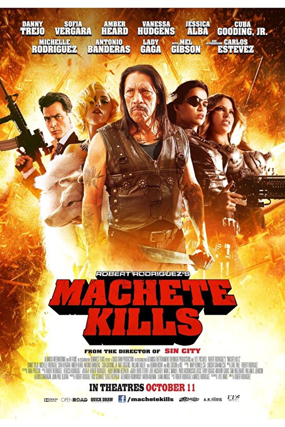 Machete Kills (2013) 8 ( FOLYO ) - AFİŞ - POSTER-4416