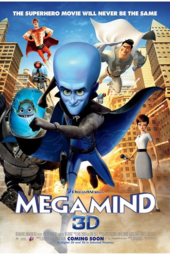 Megamind (2010) 2 ( FOLYO ) - AFİŞ - POSTER-4546