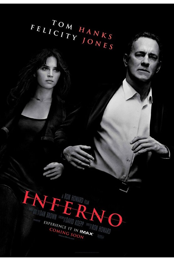 Inferno (2016) 4 ( FOLYO ) - AFİŞ - POSTER-3775