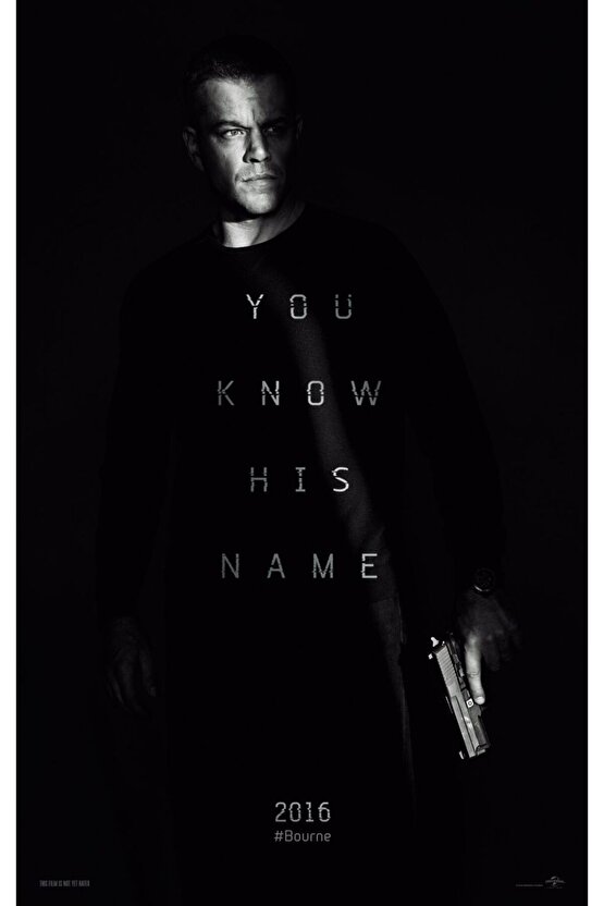 Jason Bourne (2016) 3 ( FOLYO ) - AFİŞ - POSTER-3896