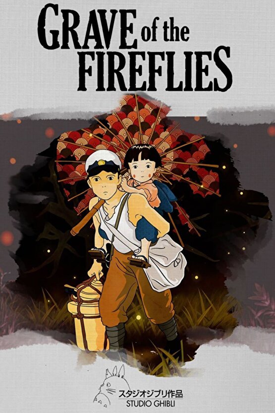 Grave of the Fireflies (1988) 1 ( FOLYO ) - AFİŞ - POSTER-3184