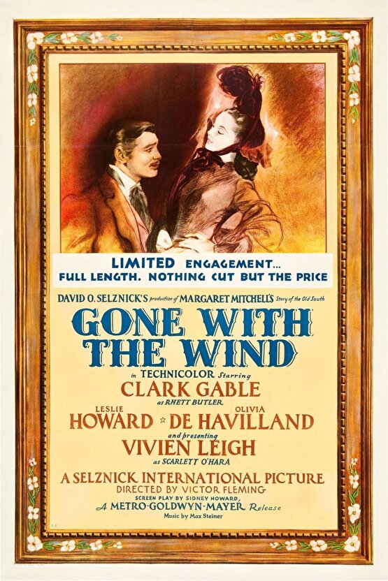 Gone with the Wind (1939) ( FOLYO ) - AFİŞ - POSTER-3154