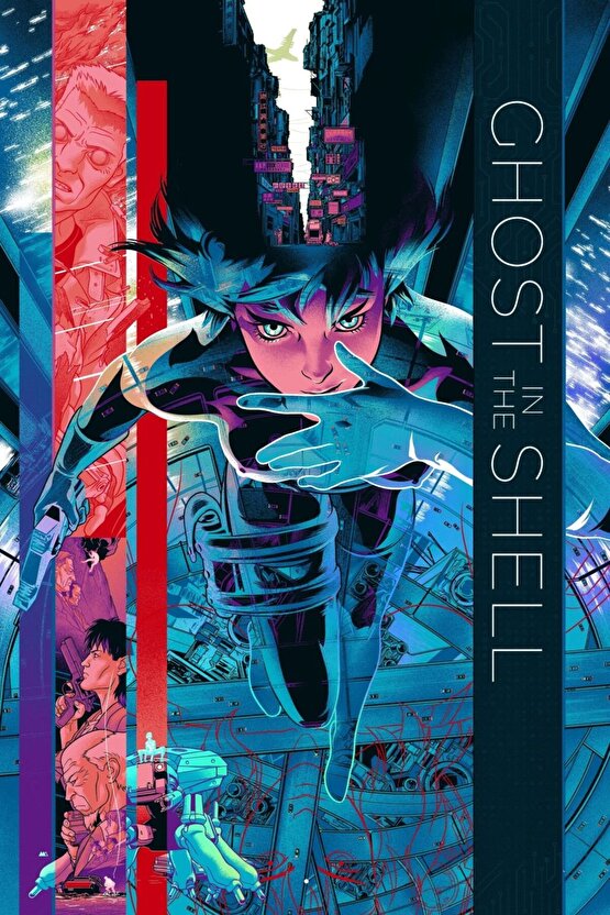 Ghost in the Shell (1995) 1 ( FOLYO ) - AFİŞ - POSTER-3032