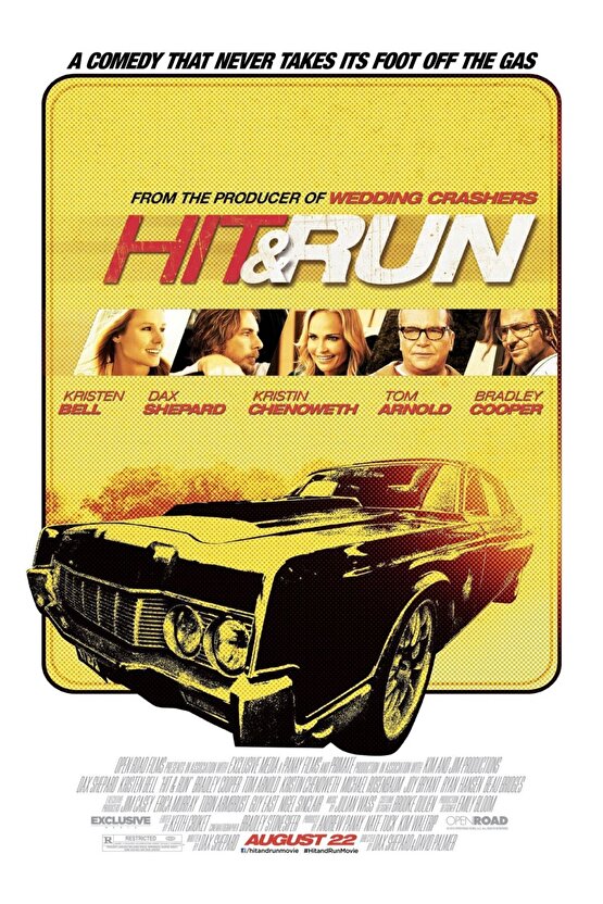 Hit and Run (2012) ( FOLYO ) - AFİŞ - POSTER-3522