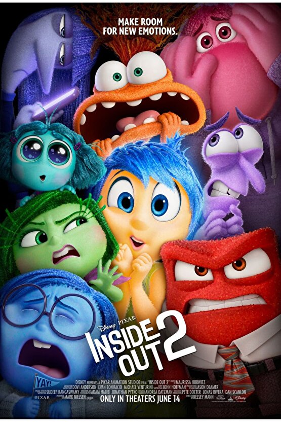 Inside Out 2 (2024) 0001 ( FOLYO ) - AFİŞ - POSTER-3789