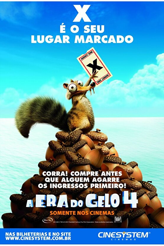 Ice Age Continental Drift (2012) 0003 ( FOLYO ) - AFİŞ - POSTER-3700