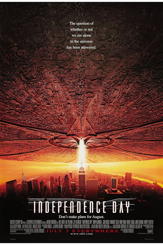 Independence Day (1996) 1 ( FOLYO ) - AFİŞ - POSTER-3752