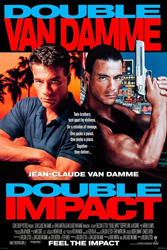 Double Impact (1991) ( FOLYO ) - AFİŞ - POSTER-2540