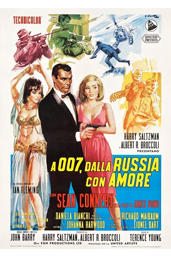 From Russia with Love (1963) 3 ( FOLYO ) - AFİŞ - POSTER-2961