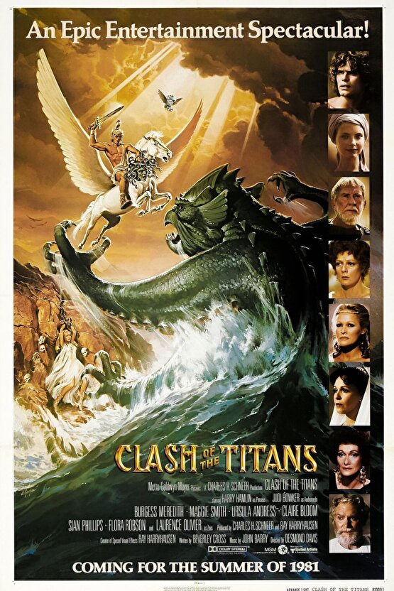 Clash of the Titans (1981) 3 ( FOLYO ) - AFİŞ - POSTER-2160