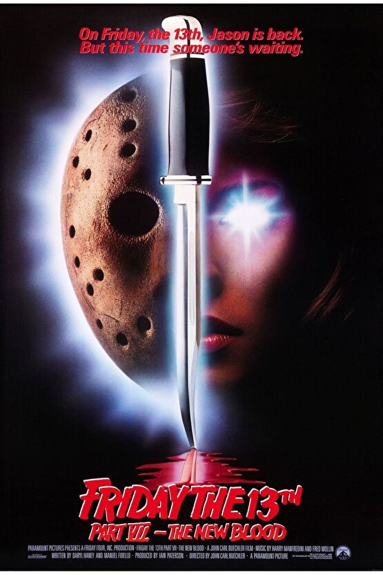 Friday the 13th Part VII The New Blood (1988) ( FOLYO ) - AFİŞ - POSTER-2943