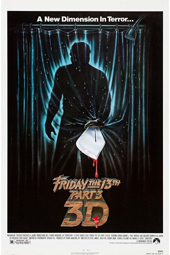 Friday the 13th Part 3 (1982) ( FOLYO ) - AFİŞ - POSTER-2940