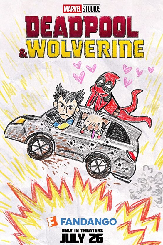 Deadpool & Wolverine (2024) 0004 ( FOLYO ) - AFİŞ - POSTER-2351