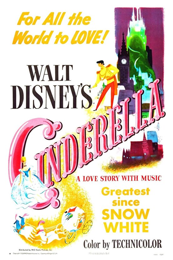 Cinderella (1950) 0002 ( FOLYO ) - AFİŞ - POSTER-2136