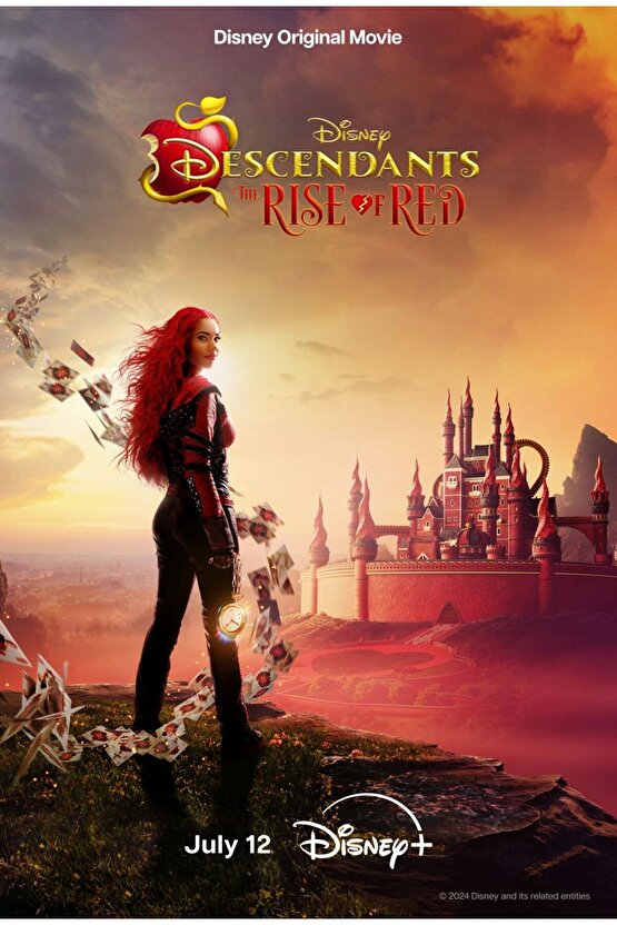 Descendants The Rise of Red (2024) 0002 ( FOLYO ) - AFİŞ - POSTER-2428